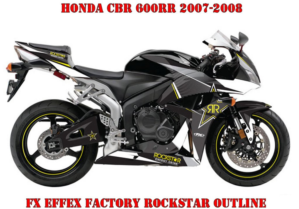 Rockstar Outline für Honda CBR 600RR 2007-2008